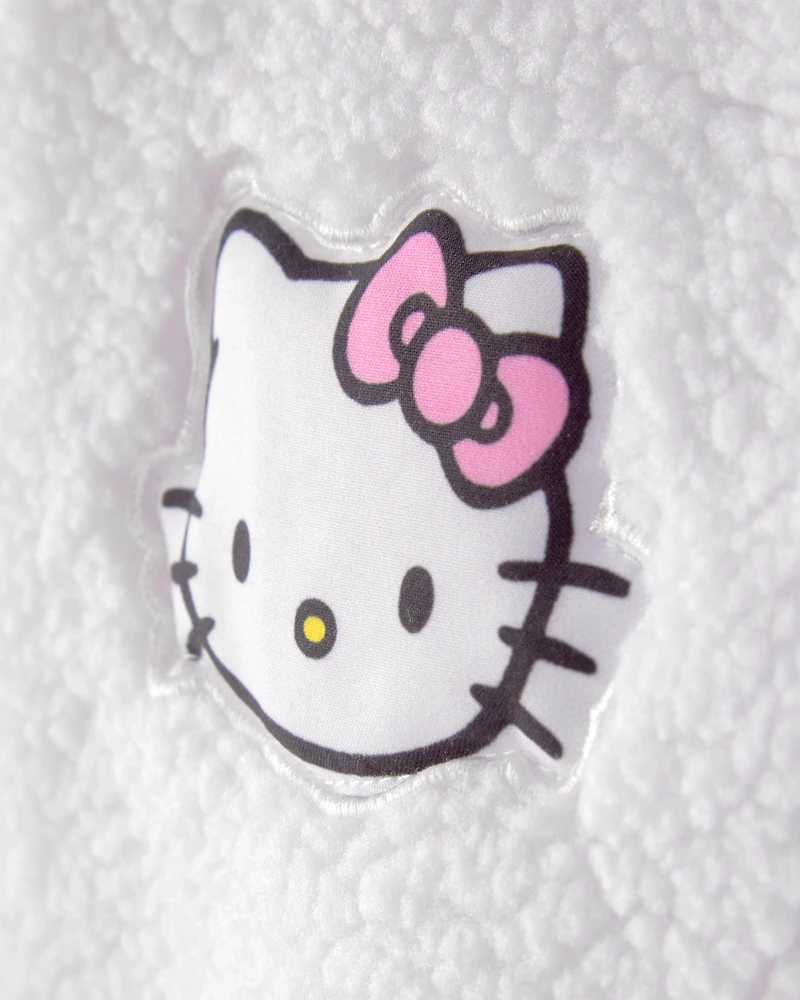 Girls Hello Kitty Bomber Fashion Jacket - White