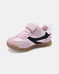 Toddler Girl Striped Casual Shoes - Pink