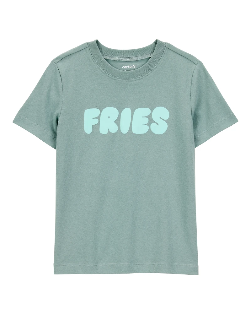 Toddler Boy Fries Short-Sleeve Graphic Tee - Green