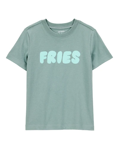 Toddler Boy Fries Short-Sleeve Graphic Tee - Green