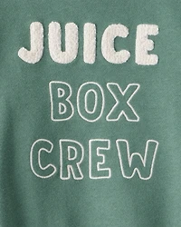 Toddler Boy DayDream Fleece Juice Box Crew Long-Sleeve Tee & Pant Set - Green
