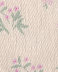 Baby Girl 2-Pack Floral Bibs - Purple/Ivory