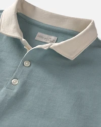 Boys Organic Cotton French Terry Polo
