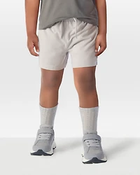 Toddler Striped Pull-On Knit Shorts - Grey