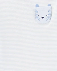Baby 4-Pack Animal Pocket Bodysuits