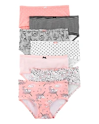 Girls 7-Pack Unicorn Stretch Cotton Undies