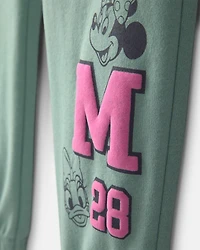 Girls Disney© Minnie Mouse Fleece Joggers - Green