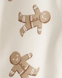 Baby Organic Cotton Sleep & Play Gingerbread Cookie pyjamas