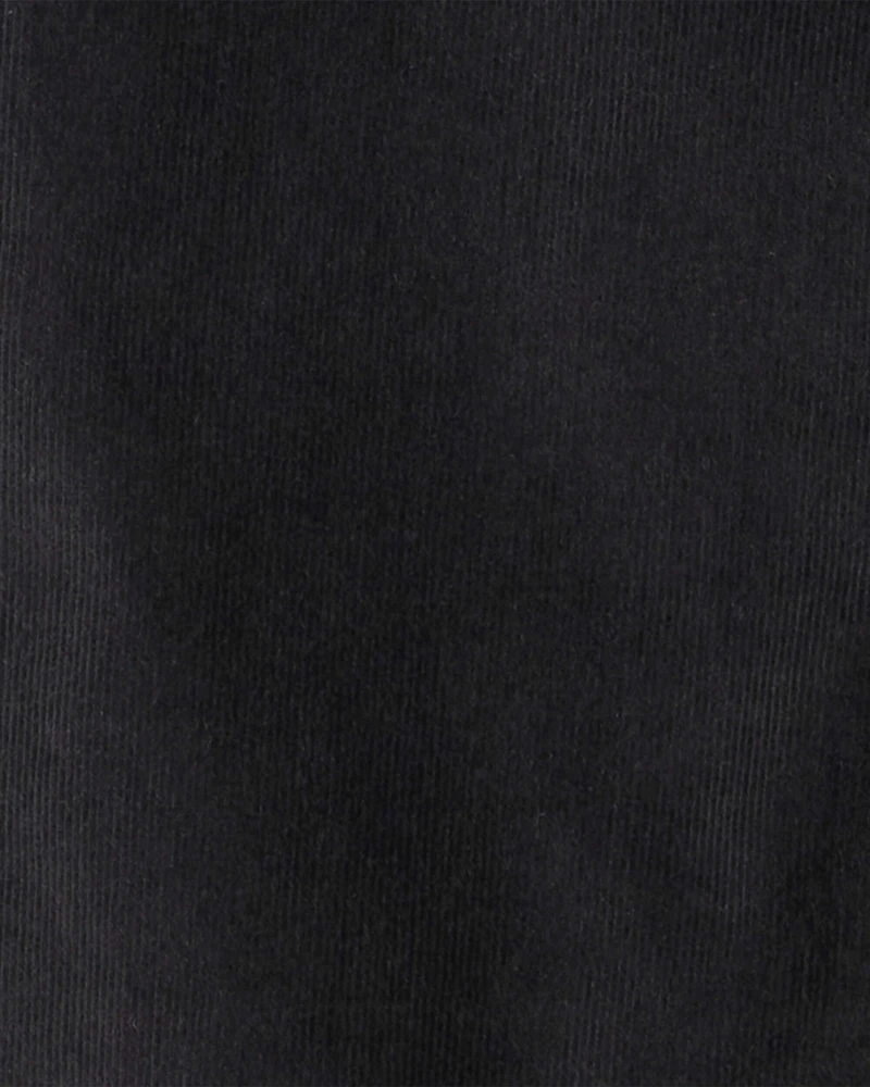 Boys Corduroy Joggers - Black