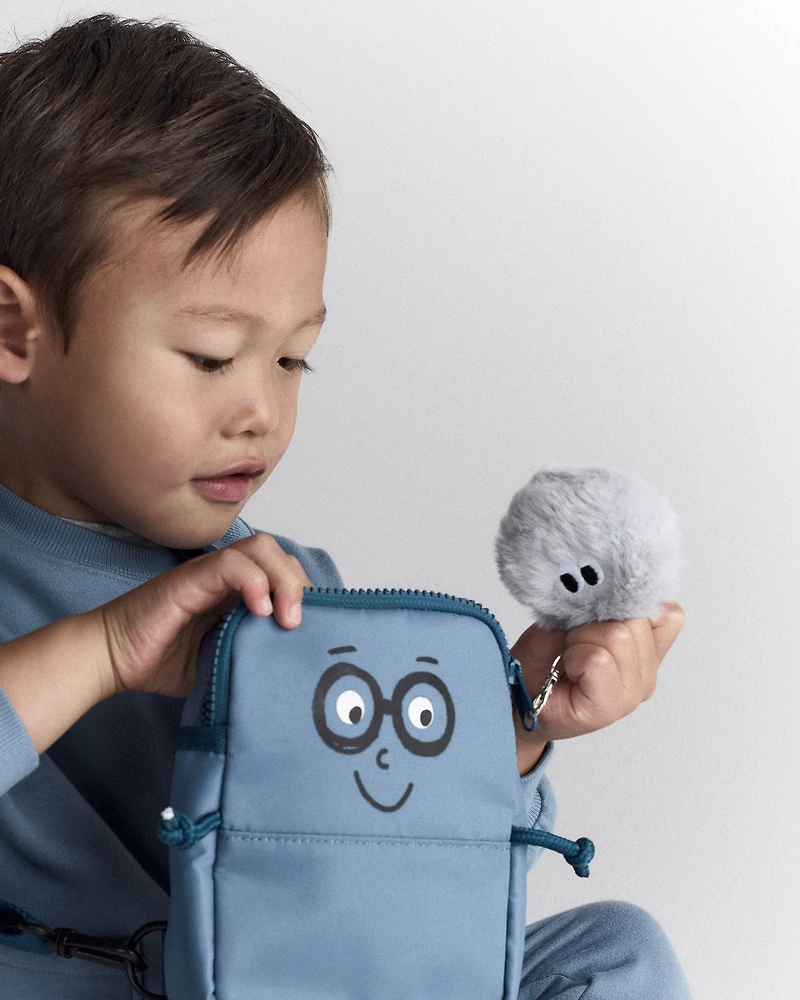 Toddler Squish Bag Charm - Grey