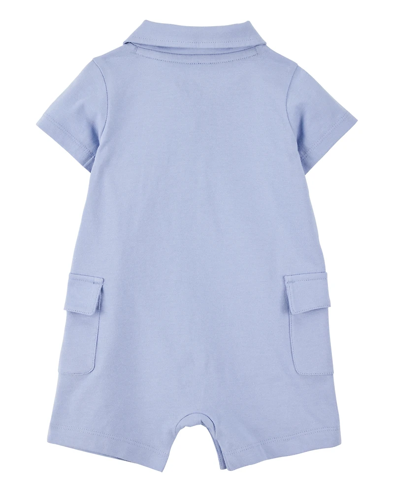 Baby Pickleball Cotton Romper