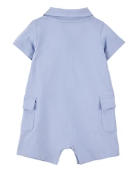 Baby Pickleball Cotton Romper