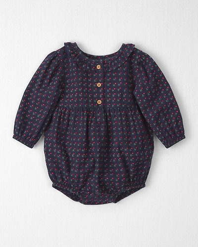 Baby Girl Organic Cotton Prairie Bubble