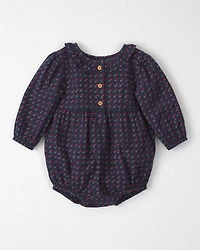 Baby Girl Organic Cotton Prairie Bubble