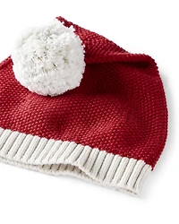 Baby Organic Cotton Sweater Knit Santa Hat