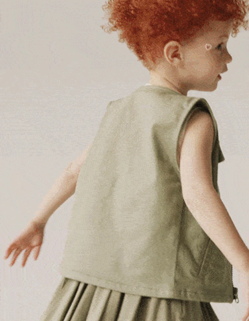 Toddler Girl Avenue Twirl™ Midi Skirt - Olive