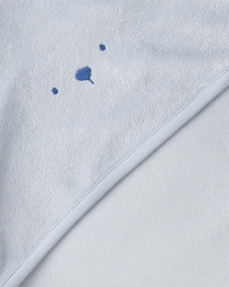 Baby 2-Pack Bear Terry Towels - Blue