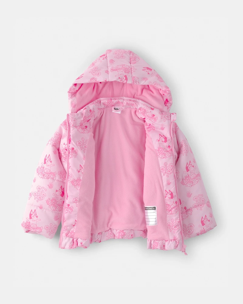 Girls Bluey Fashion Jacket - Pink