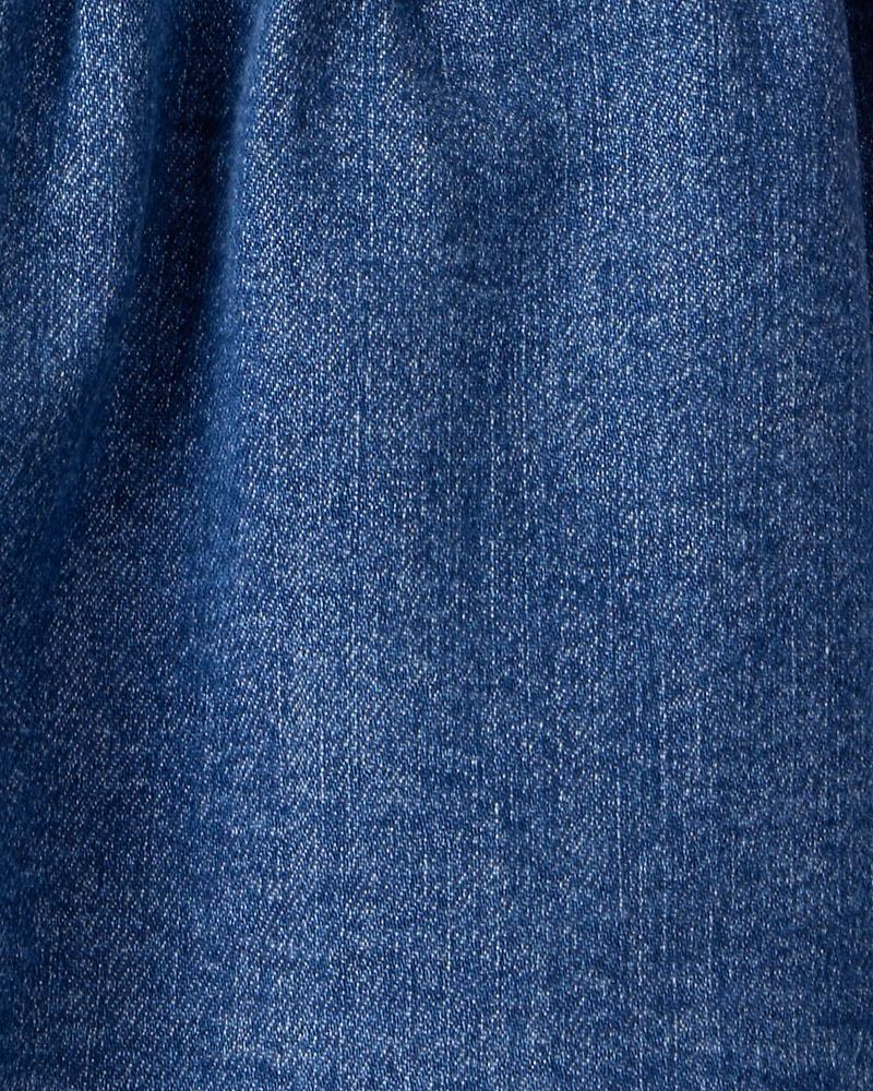 Baby Girl 3-Piece Floral Long-Sleeve Dress Set - Blue