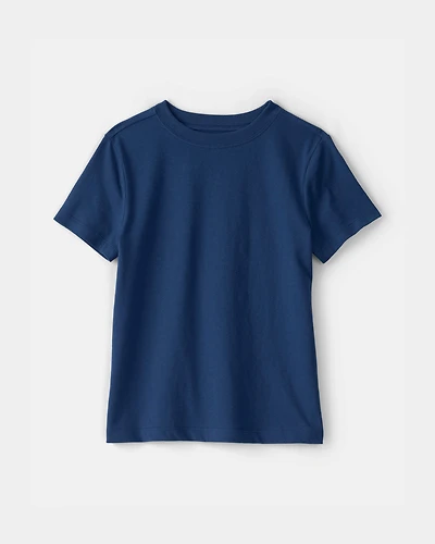 Kids Solid T-Shirt - Blue