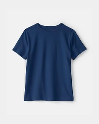 Kids Solid T-Shirt - Blue