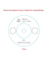 2-pack Zoo Straw Bottle - Extra Straws