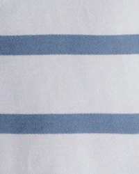 Toddler Boy Striped French Terry Long-Sleeve Tee & Pant Set - Blue