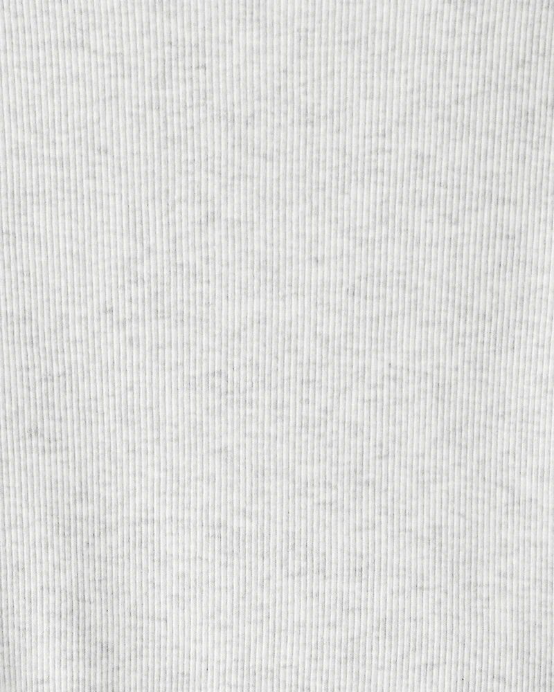 Girls Long Sleeve Cotton Dress - Grey