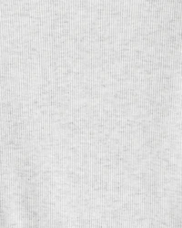 Girls Long Sleeve Cotton Dress - Grey