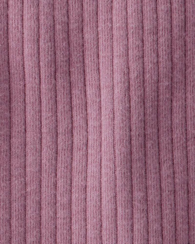 Baby Girl 2-Pack Organic Cotton Rib Leggings