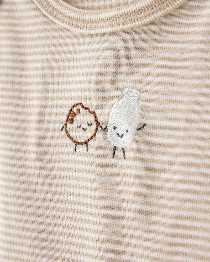 Baby Boy 5-Pack Kangaroo Cloud Short-Sleeve Bodysuits