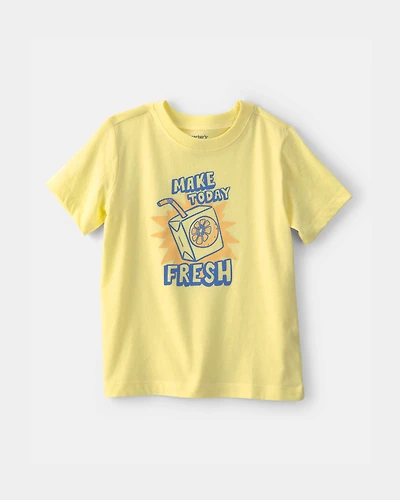 Toddler Juicebox Graphic Tee - Yellow