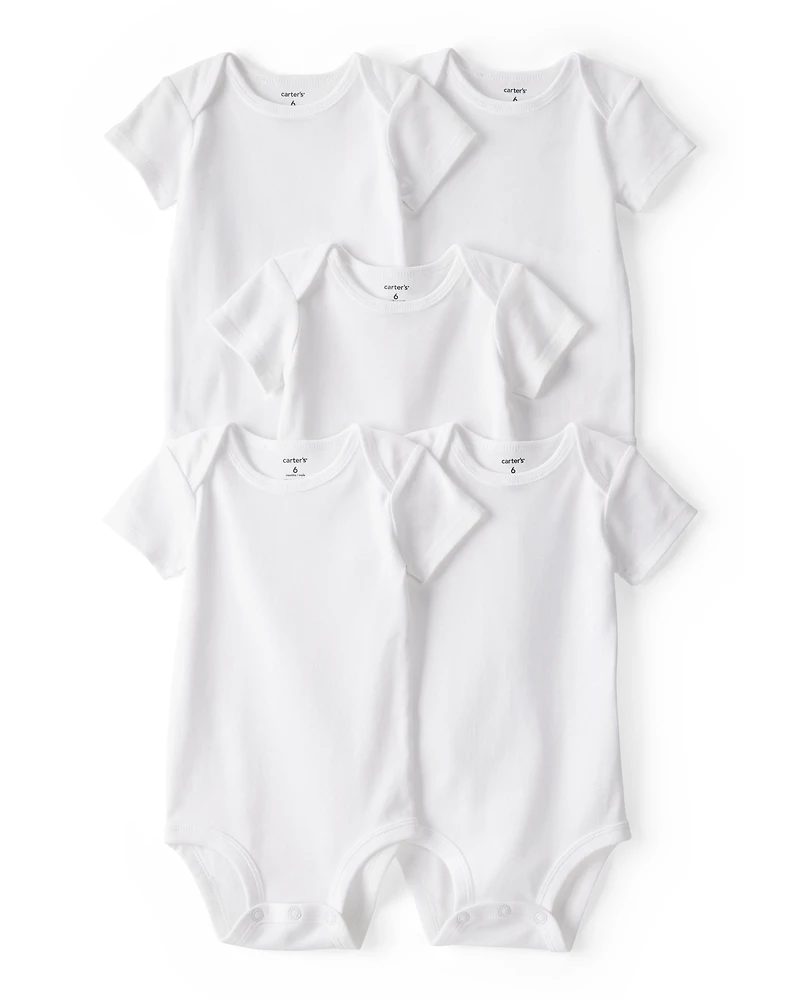 Baby 5-Pack Short-Sleeve Bodysuits
