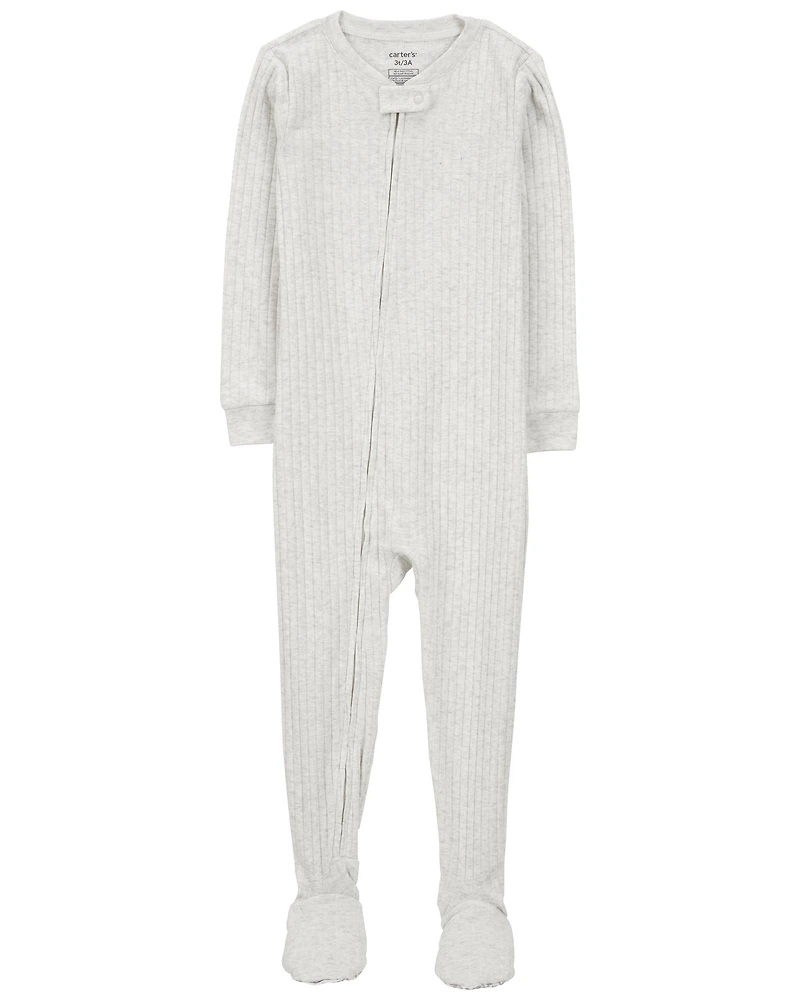 Toddler 1-Piece Cotton Blend Footie Pyjamas