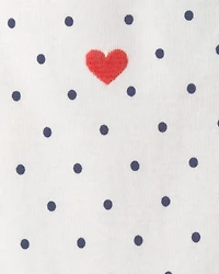 Baby Girl 5-Pack Beach Multipack Bodysuits - Red/White/Blue