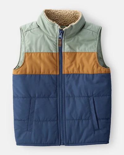 Toddler Boy Sleeveless Puffer Vest