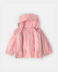 Baby Girl Mid Weight Pink Peplum