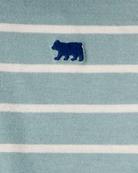 Baby 2-Piece Striped Hooded Bodysuit Pant Set