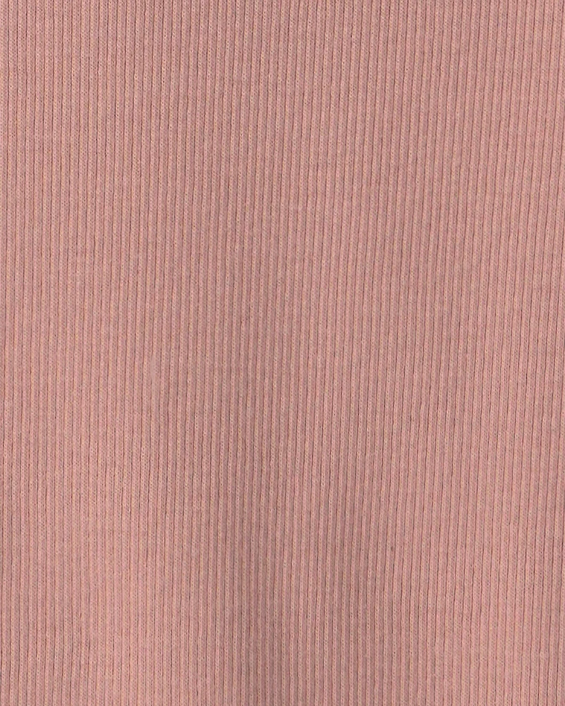 Toddler Girl 3-Pack Organic Cotton Rib Slim Fit Tops
