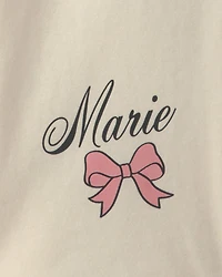 Girls Disney© Marie Fleece Wide-Leg Pants - Cream