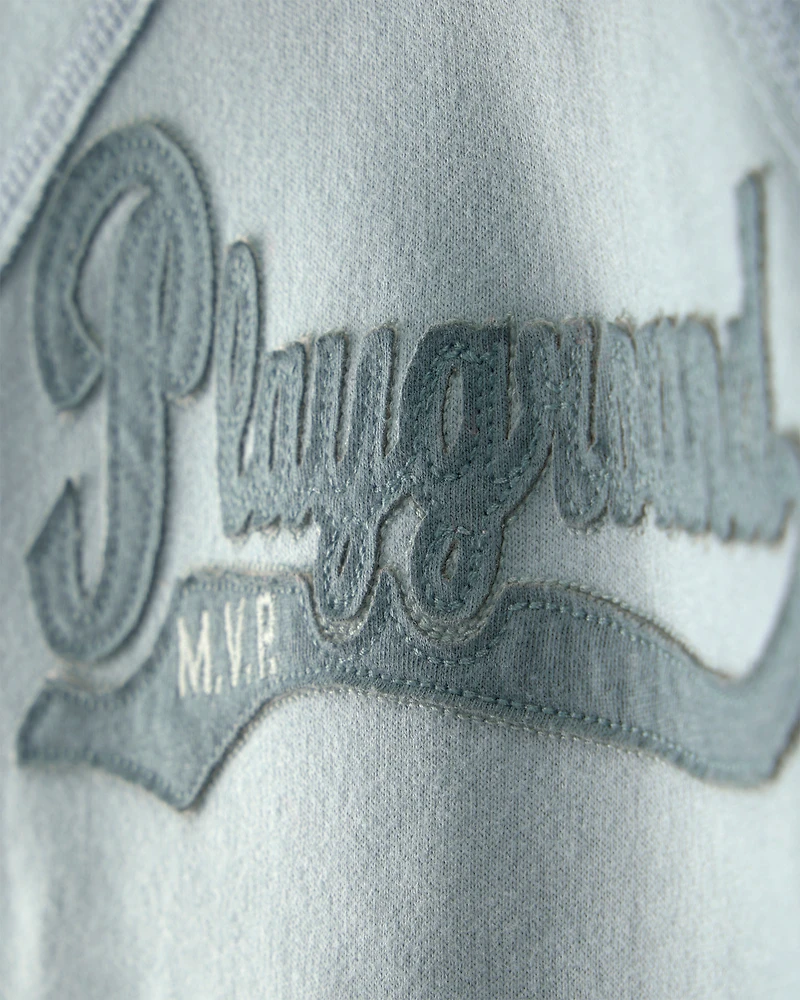 Toddler Boy Fleece Playground Long-Sleeve Pullover Hoodie - Green