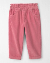Toddler Girl Organic Cotton Pull-On Corduroy Pants