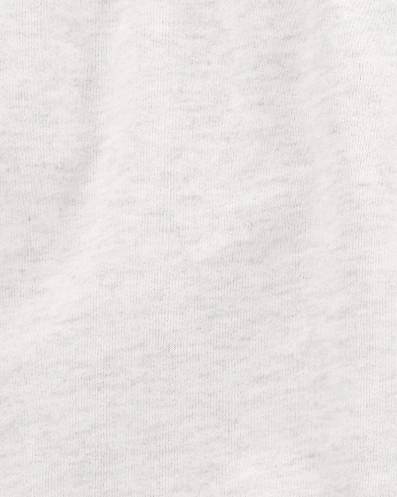 Kid Pull-On French Terry Shorts - Grey