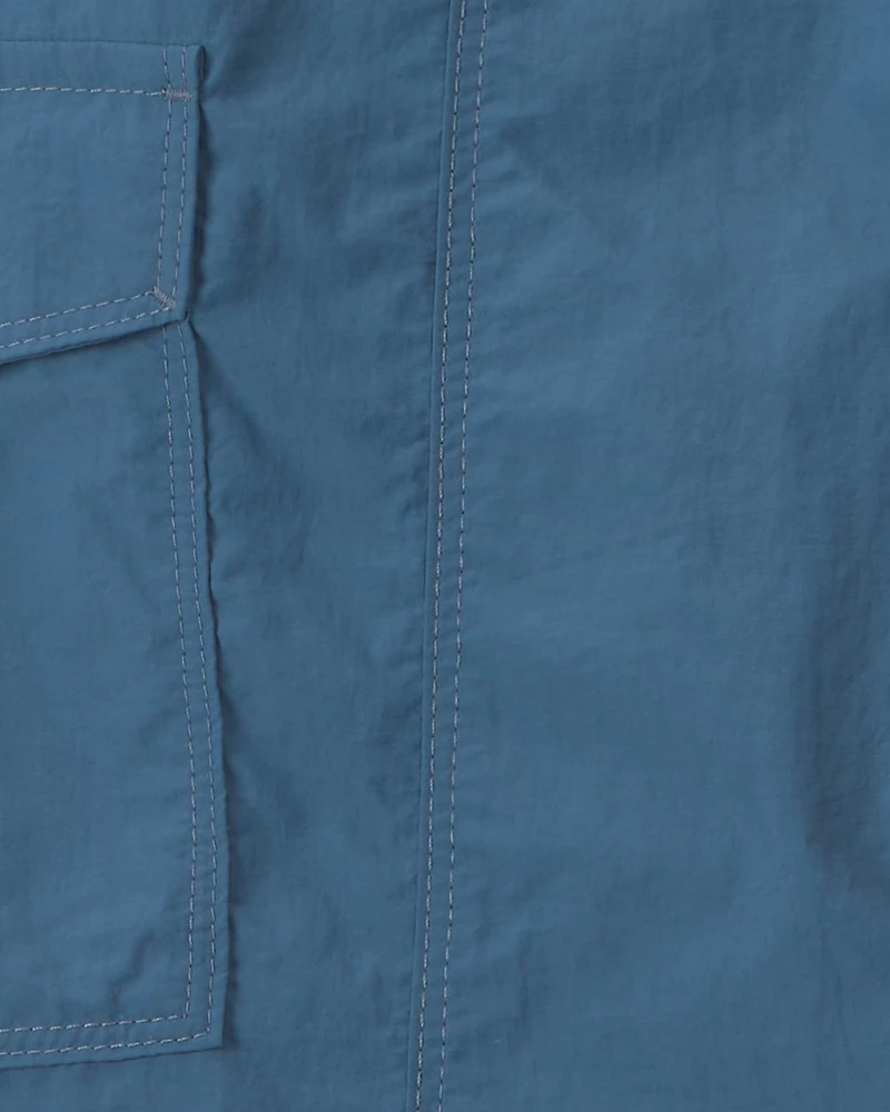 Girls Cargo Joggers - Navy Blue