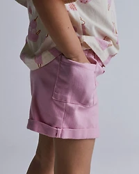 Toddler Girl Mom Short - Pink