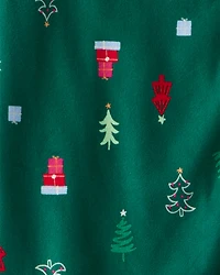 Adult Green Trees Long-Sleeve Loose Fit