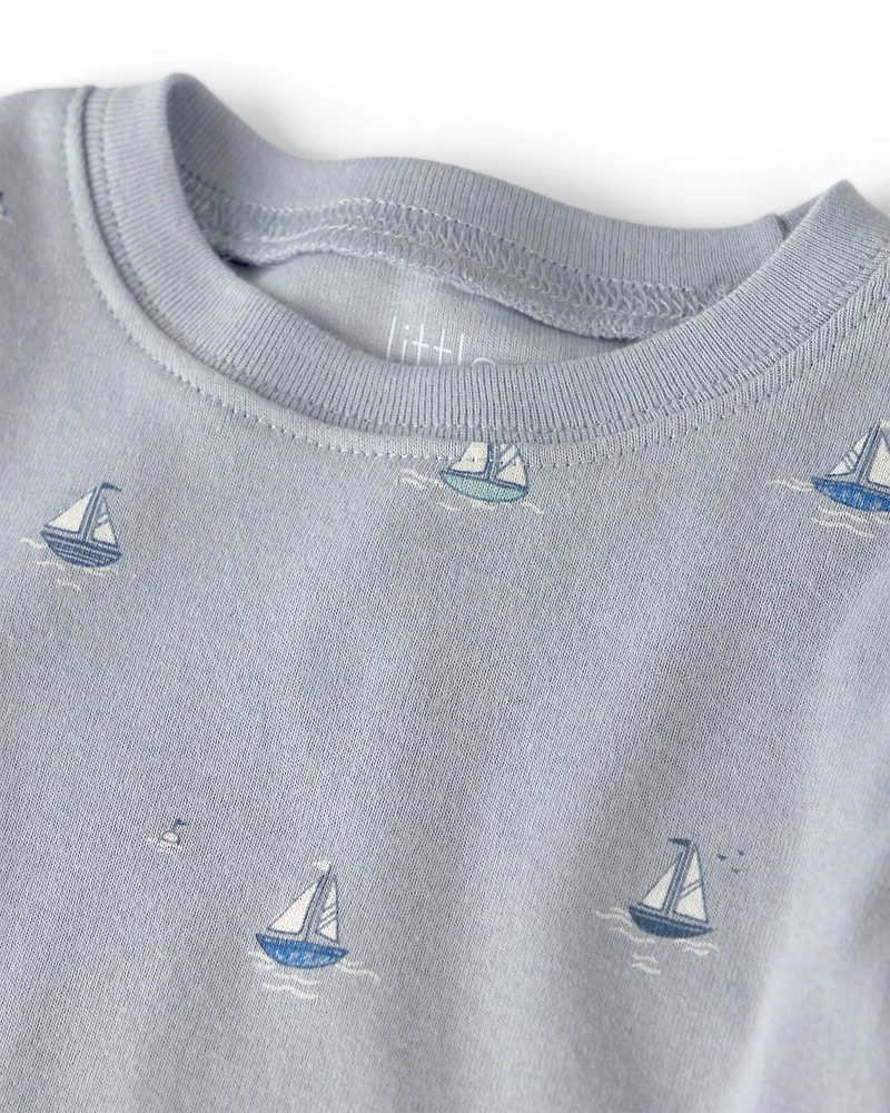 Kids 2-Piece Organic Cotton Pyjama Sail Away Print