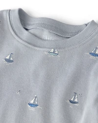 Kids 2-Piece Organic Cotton Pyjama Sail Away Print