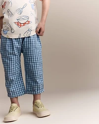 Toddler Seersucker Playground Pant with Pockets - Blue