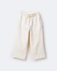 Toddler Girl Linda Wide Leg Pant - Cream